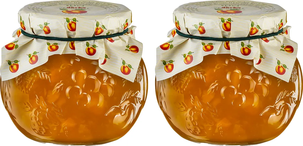 Food-United Aprikosen-KONFITÜRE EXTRA NATURREIN 2x 640g im Dekorglas von DARBO