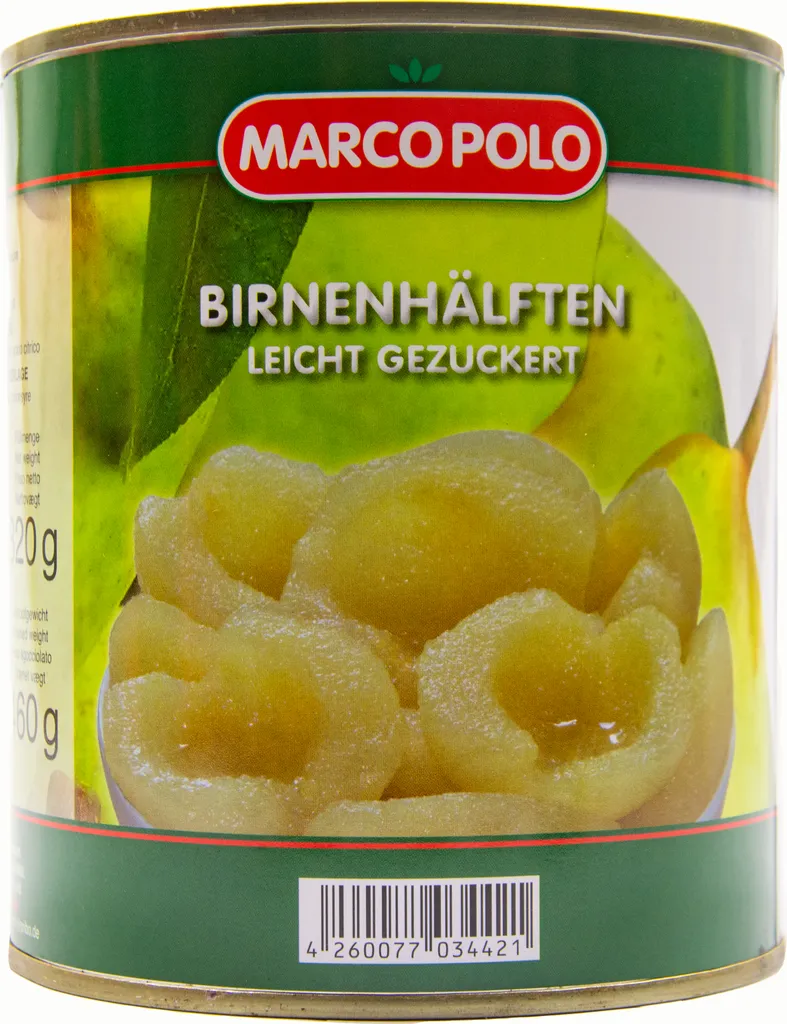 Food-United pear halves half fruit 1 can filling 820g ATG 460g