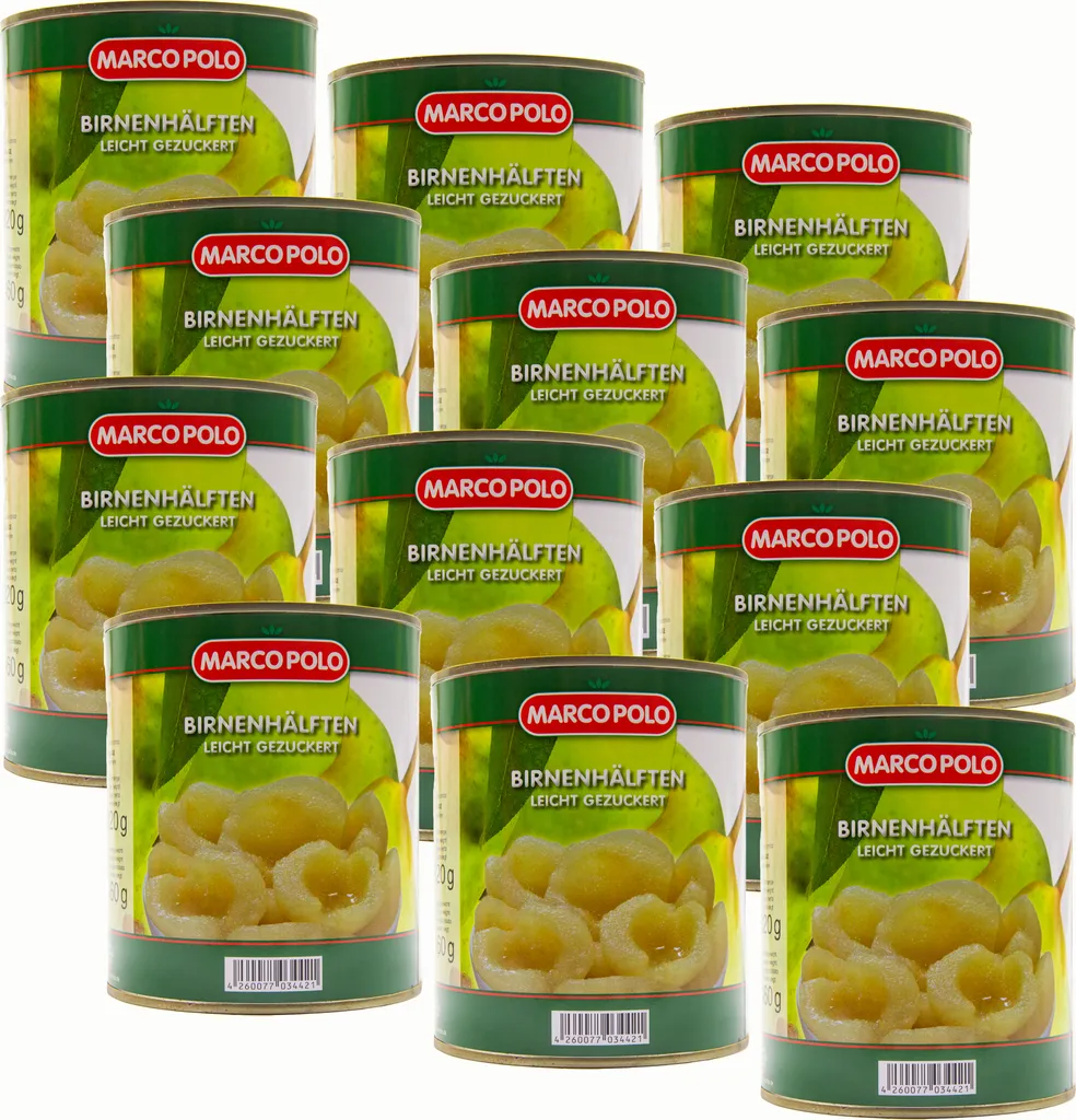 Food-United pear halves half fruit 12 cans filling 820g ATG 460g