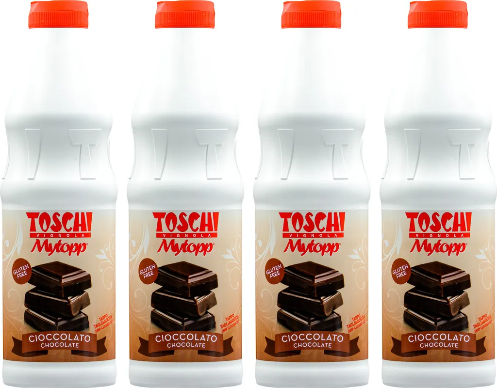 Food-United Dessert Sauce Chocolate Topping Ice Cream Sauce from TOSCHI 4x 1KG