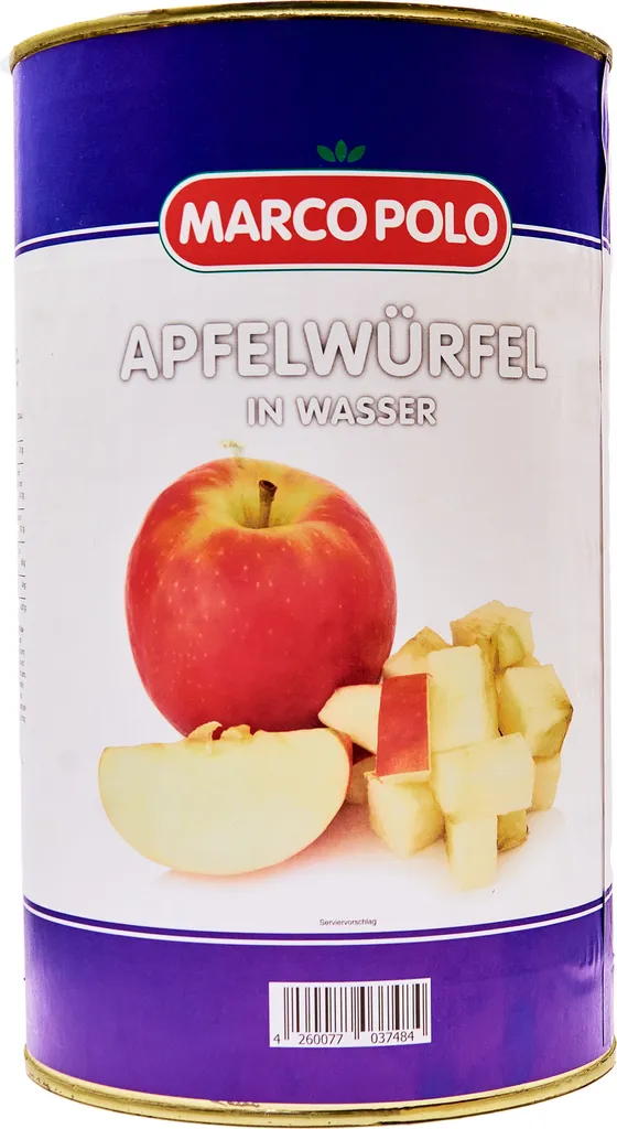 Food-United Dunst-Obst APPLE DICE no added sugar 1x filling 4.6KG ATG 4.05KG