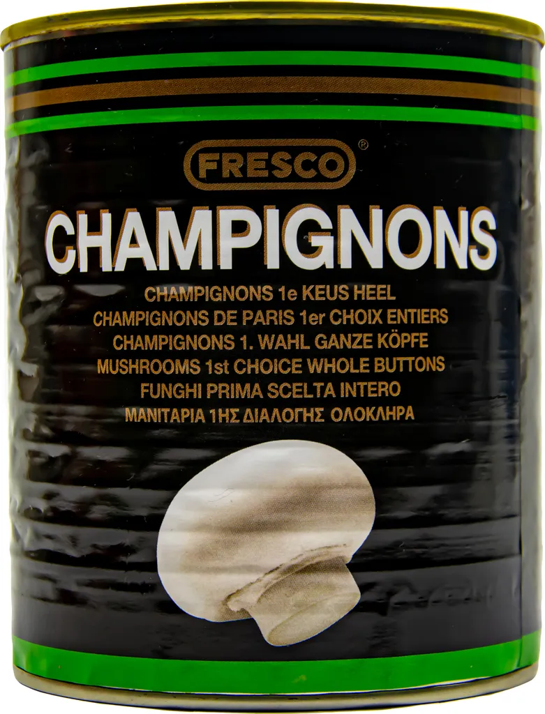 Food-United white mushrooms whole heads 1 can Filling quantity 800g ATG 460g