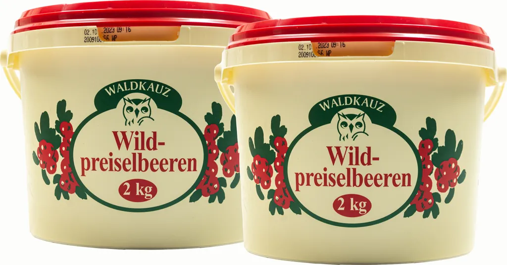 Food-United Wild-Preiselbeeren 4000g köstlich herb fruchtig würzig süß