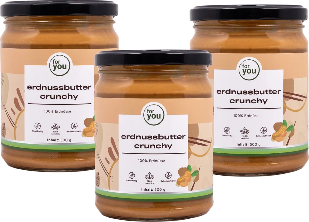 for you Erdnussbutter Dreierpack