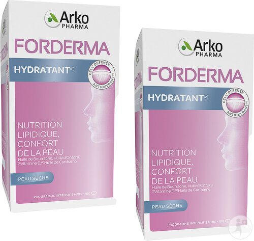 Forderma Moisture Lipid Supply And Skin Comfort 2x180 Capsules 2 at -50% Promo Pack