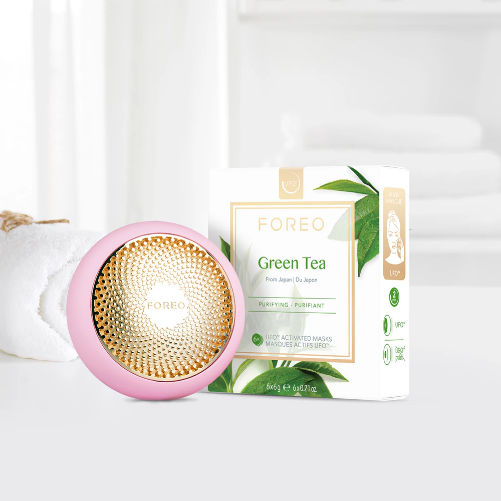 FOREO UFO™ Green Tea refreshing and soothing mask