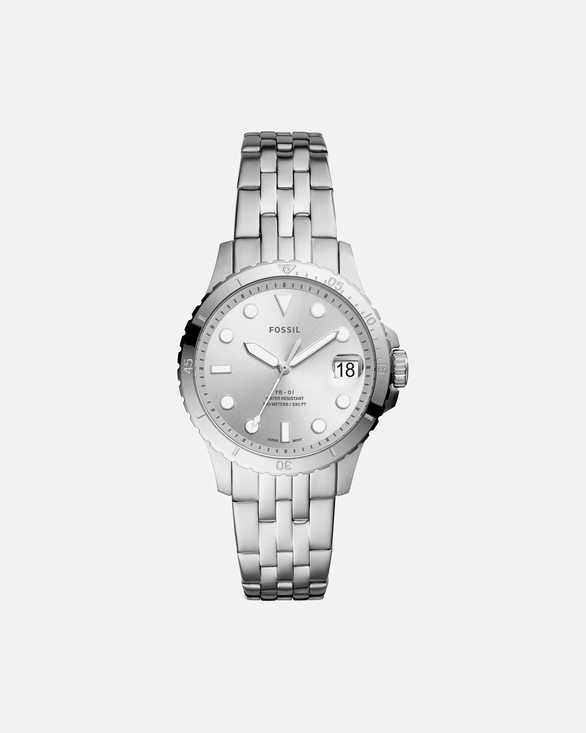 Fossil watch women's watch stainless steel