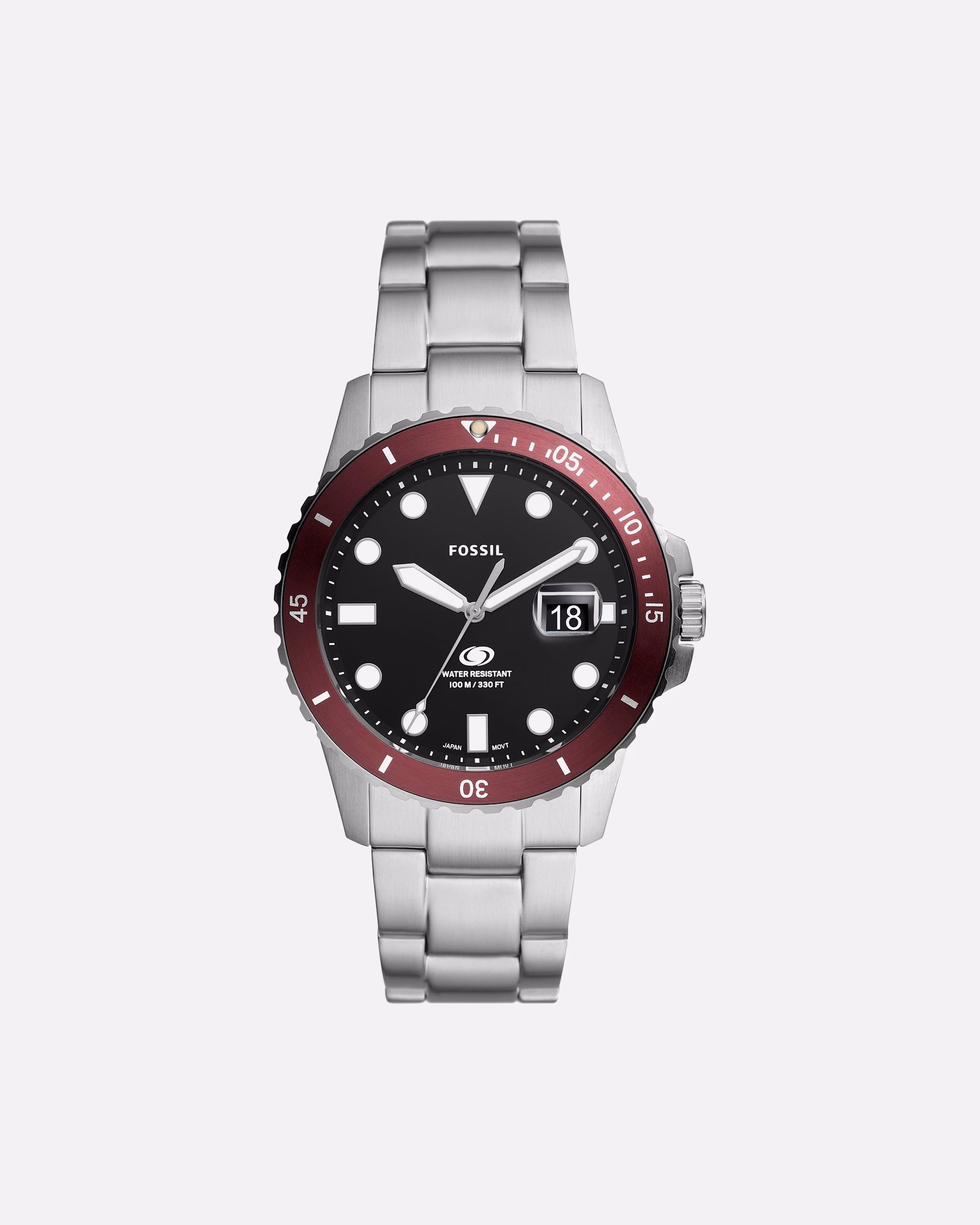 Fossil watch men's watch stainless steel
