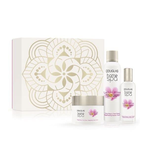 Douglas - Home Spa - Leilani Bliss Daily Luxury Spa Set - Body Scrub + Body Mist + Shower Foam