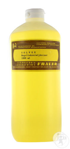 Fraver nail polish remover yellow bottle 1000ml