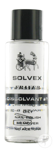 Fraver Solvex nail polish remover no acetone bottle 50ml