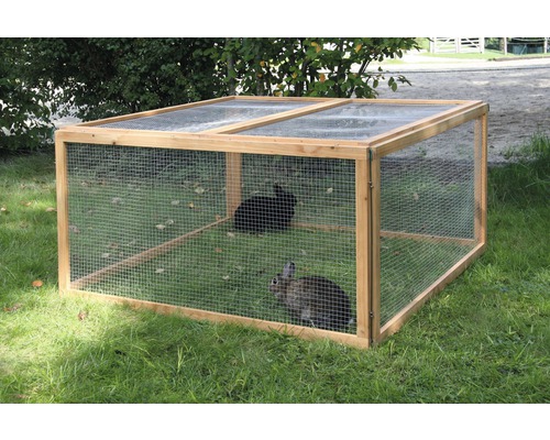 Vario outdoor enclosure with wire mesh, 6 elements 120 x 120 x 59 cm