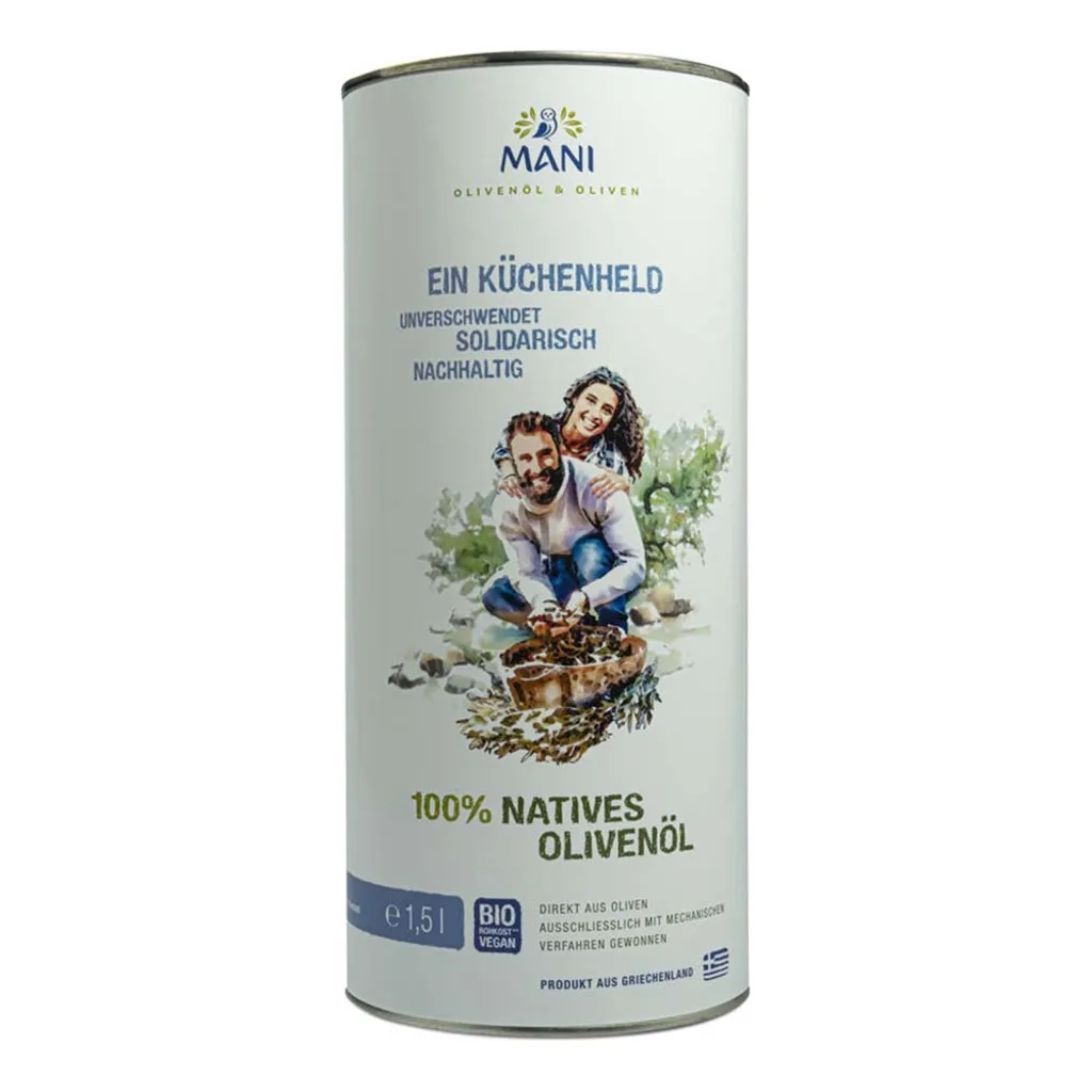 Friedrich Bläuel MANI 100% natives Olivenöl-- 1,5l
