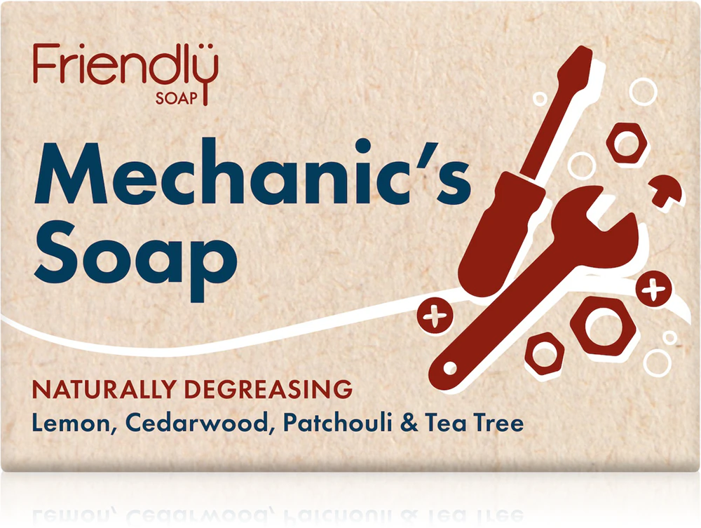 Friendly Soap Mechanics Bar Natural Solid Soap For Face and Body