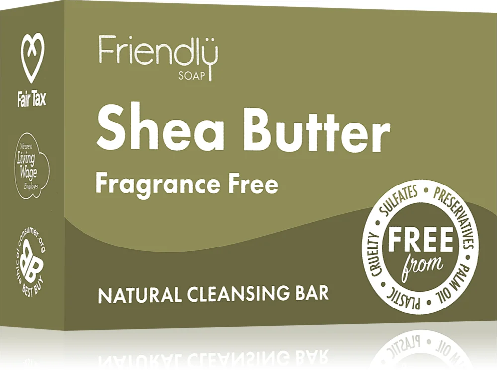 Friendly Soap Shea Butter natural soap for the face