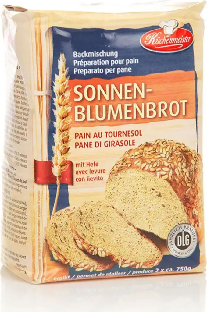 Friesinger Mühle Küchenmeister Sunflower Bread Baking Mix 1000g