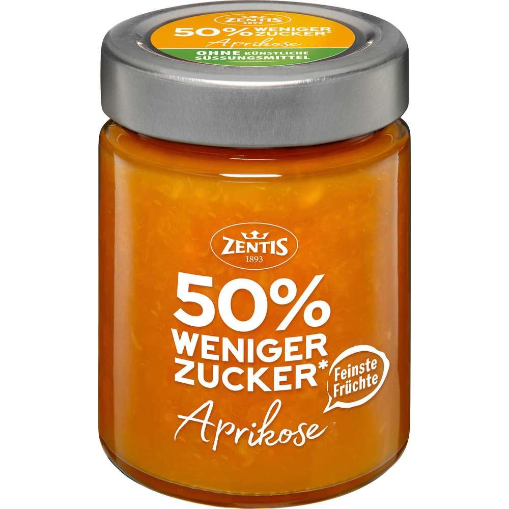 Fruit spread 50% less sugar, apricot