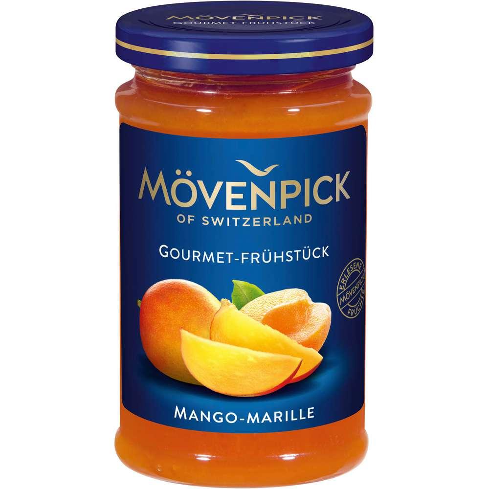 Fruit spread gourmet breakfast, mango-apricot
