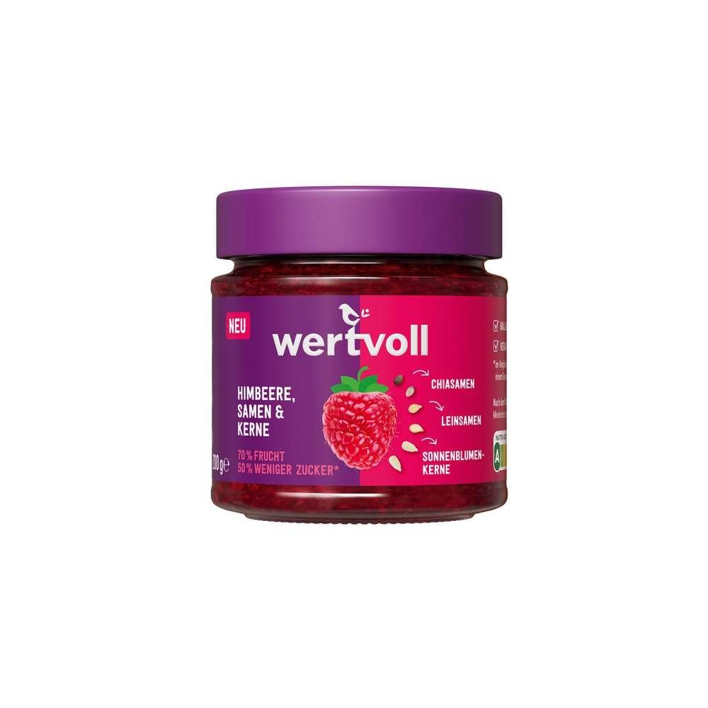 Fruit spread raspberry, seeds & kernels