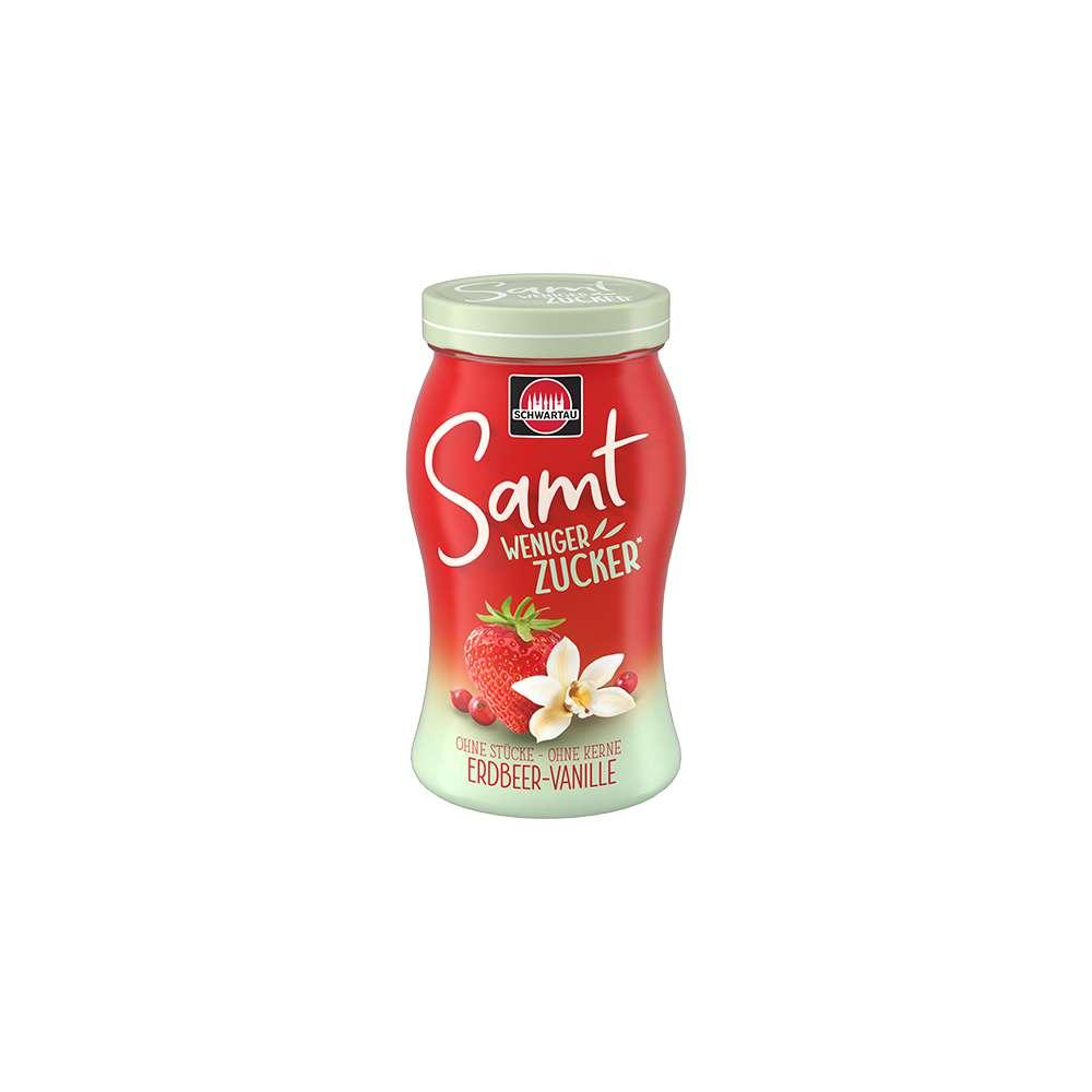 Fruit spread velvet less sugar, strawberry-vanilla