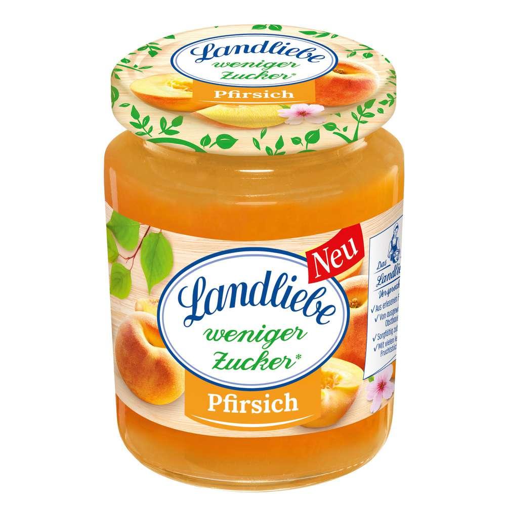 Fruit spread less sugar, peach