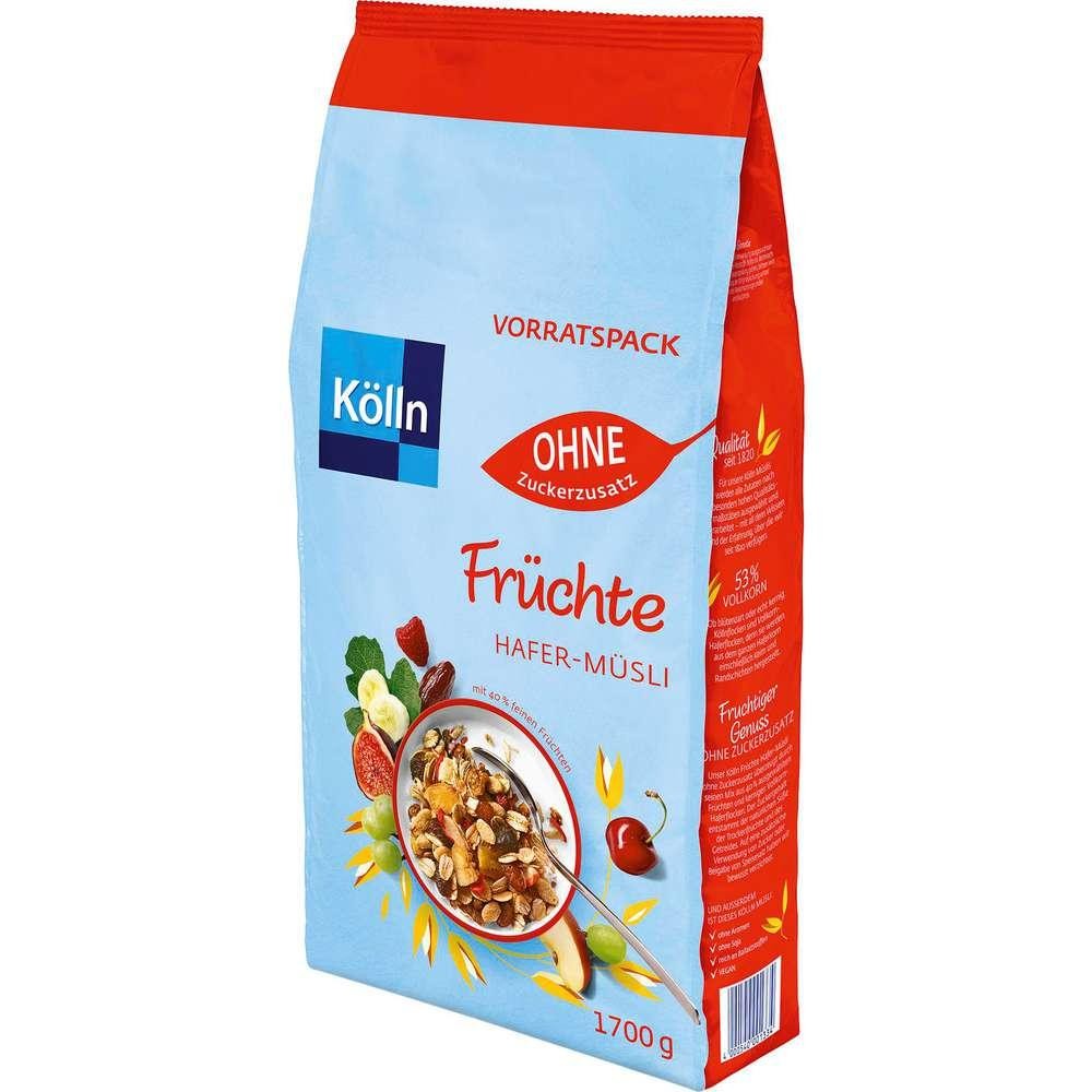 Fruit muesli without added sugar