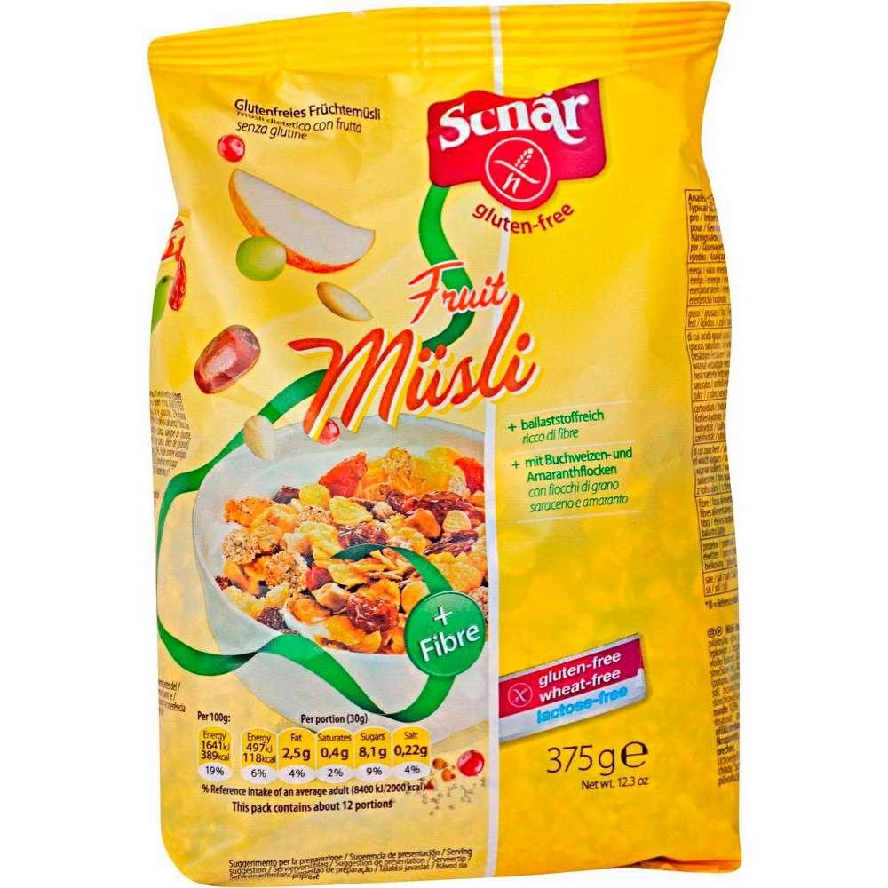 Fruit muesli, gluten-free