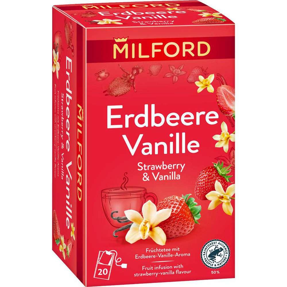 Fruit tea, strawberry-vanilla