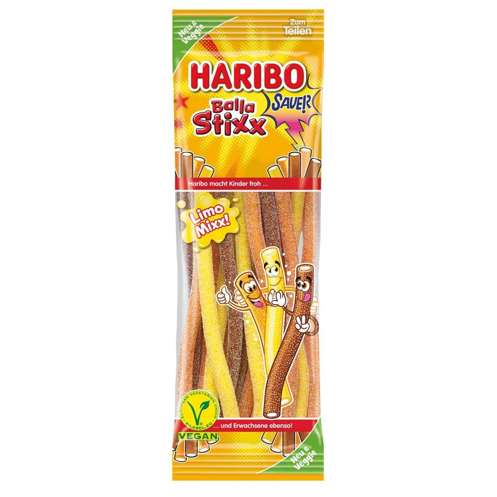Fruit gums, Balla Stix Limo Mixx!, Veggie