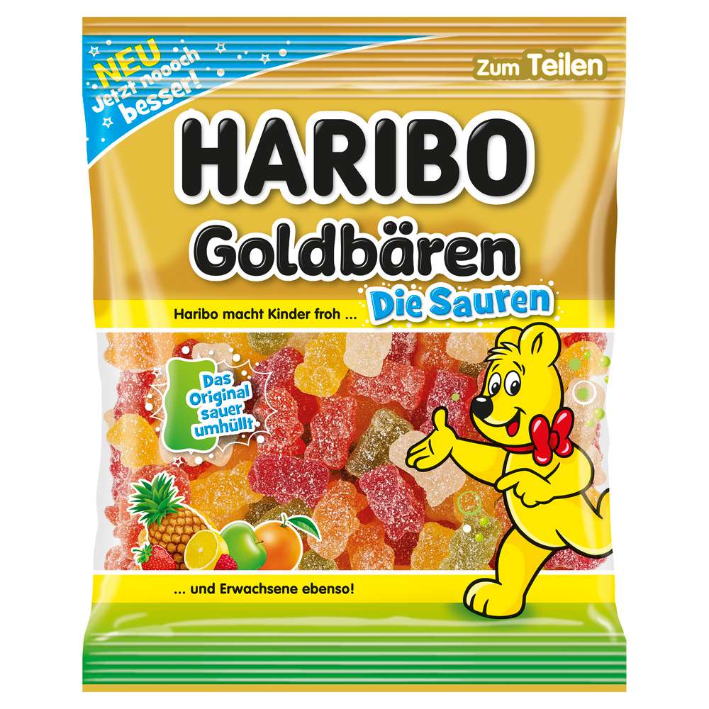 Fruit Gum Gold Bears The Sour