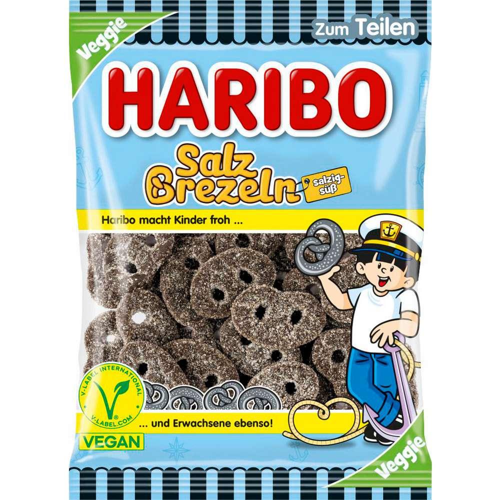 Fruit gum salt pretzels, veggie