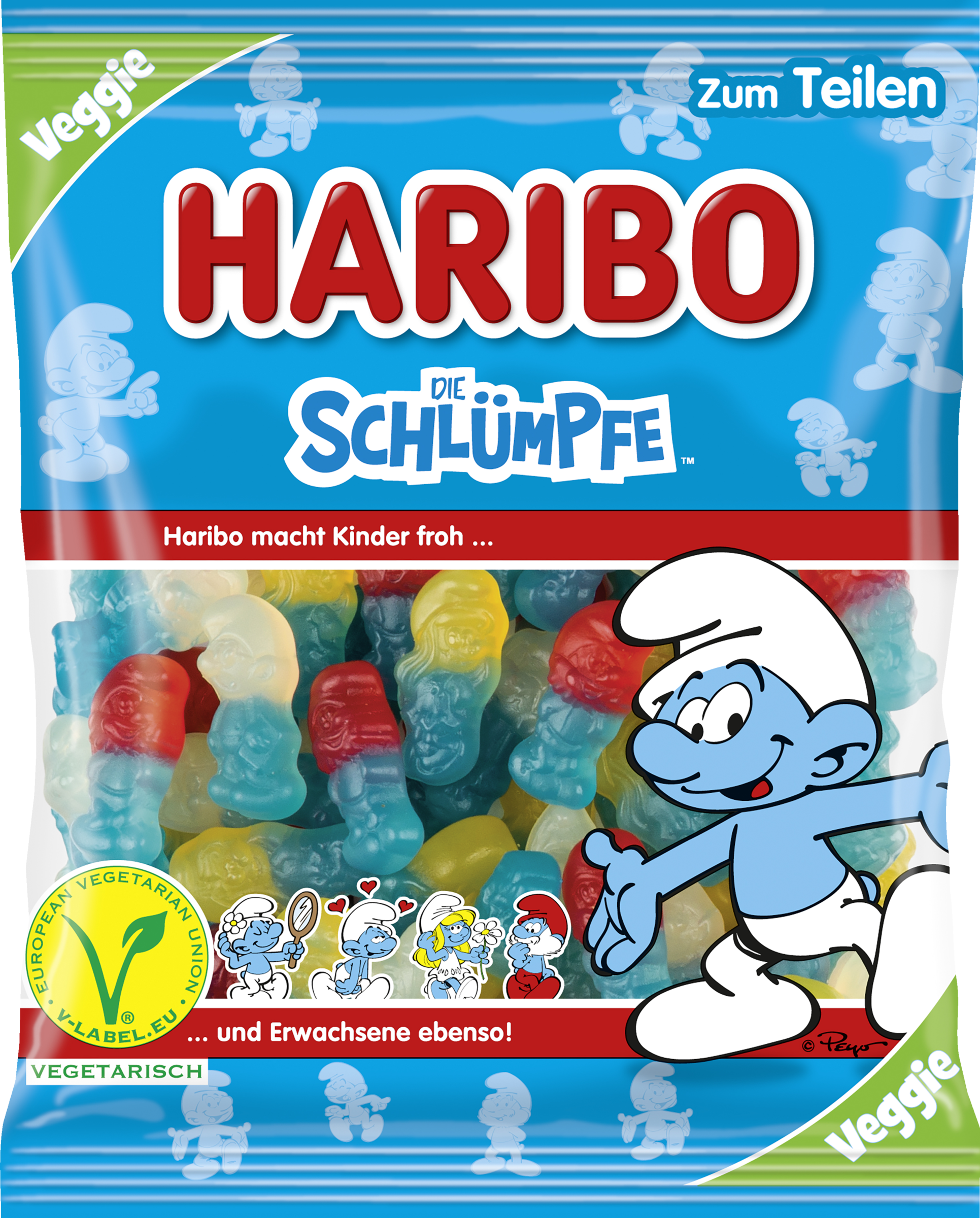 Fruit gum Smurfs
