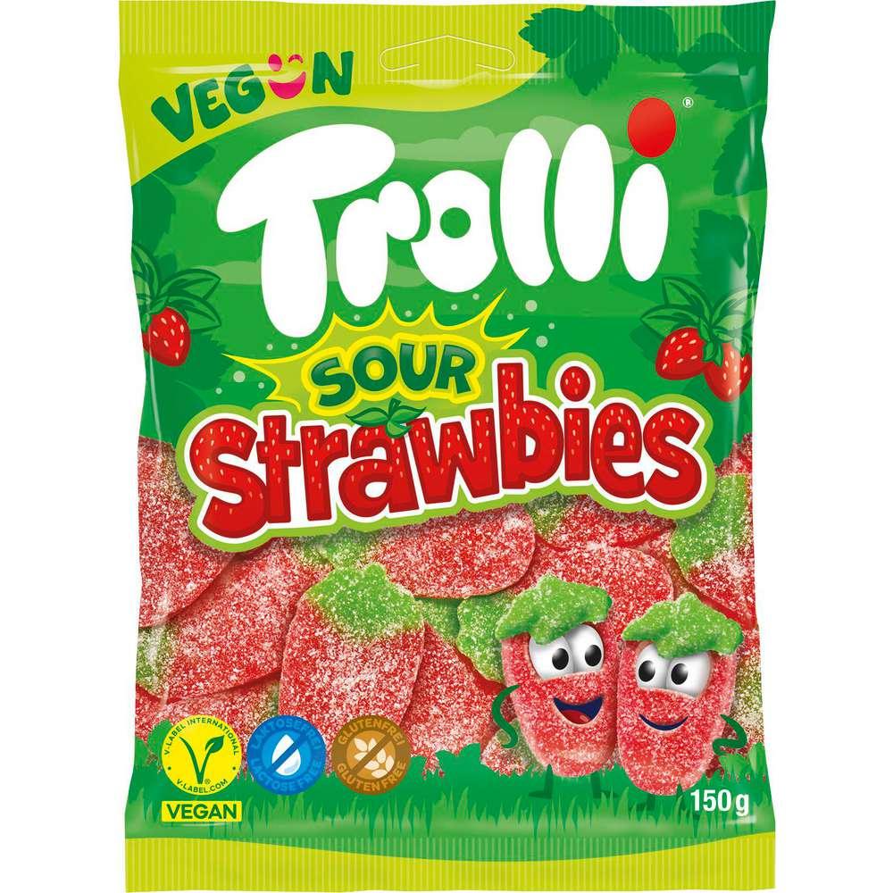 Fruit gums, Sour Strawbies