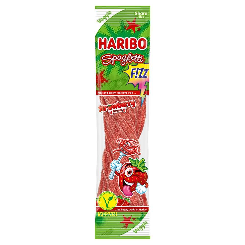 Fruit jelly spaghetti, strawberry