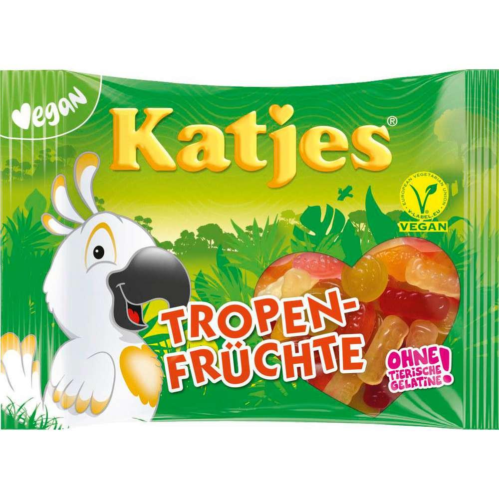 Fruit gums tropical fruits, vegan