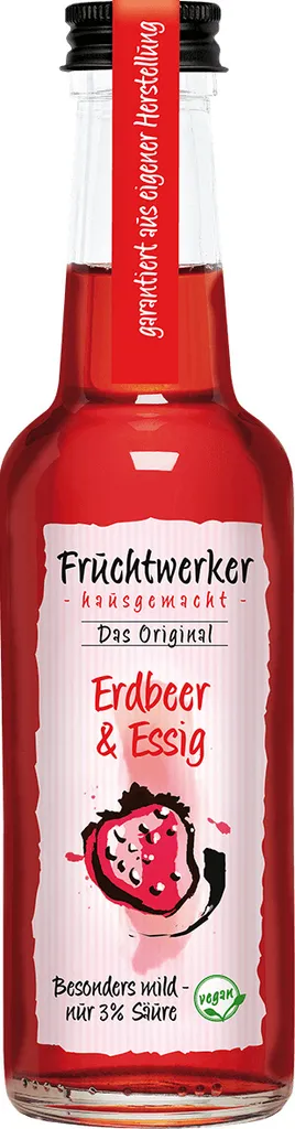 Fruchtwerker Strawberry & Vinegar 250ml
