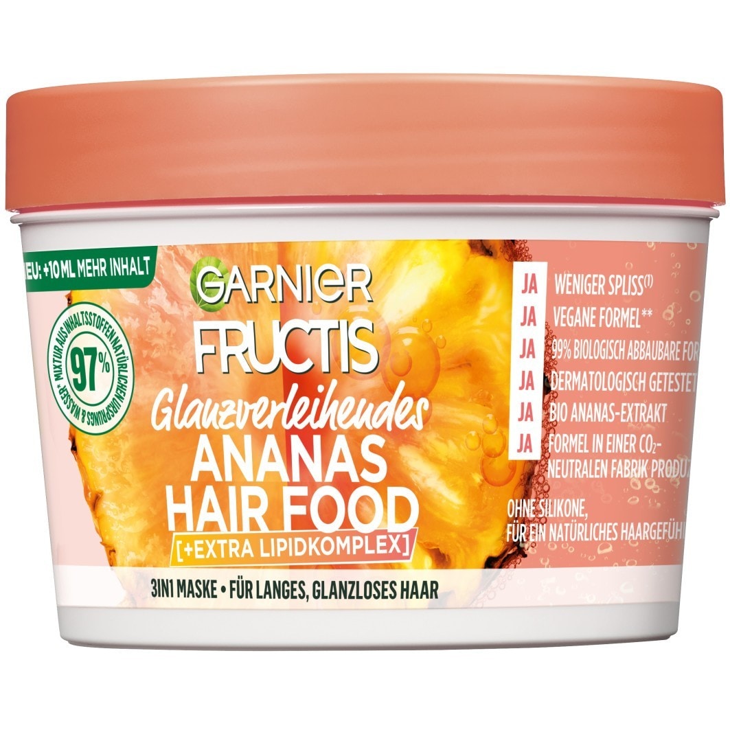 Garnier Fructis Brightening Pineapple Hair Food - 3in1 Mask
