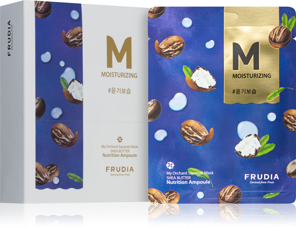 Frudia My Orchard Shea Butter Moisturizing sheet mask for very dry and sensitive skin