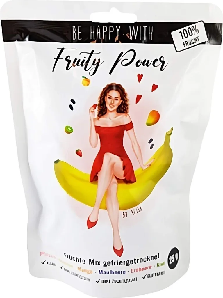 Fruity Power freeze-dried fruit mix 25g freeze-dried fruit