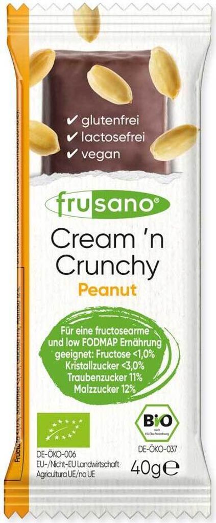 Frusano Cream n Crunchy Peanut Riegel40g