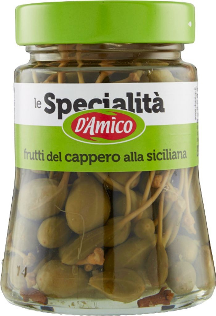Frutti di Cappero 290g Capers with leaf stalks - DAmico