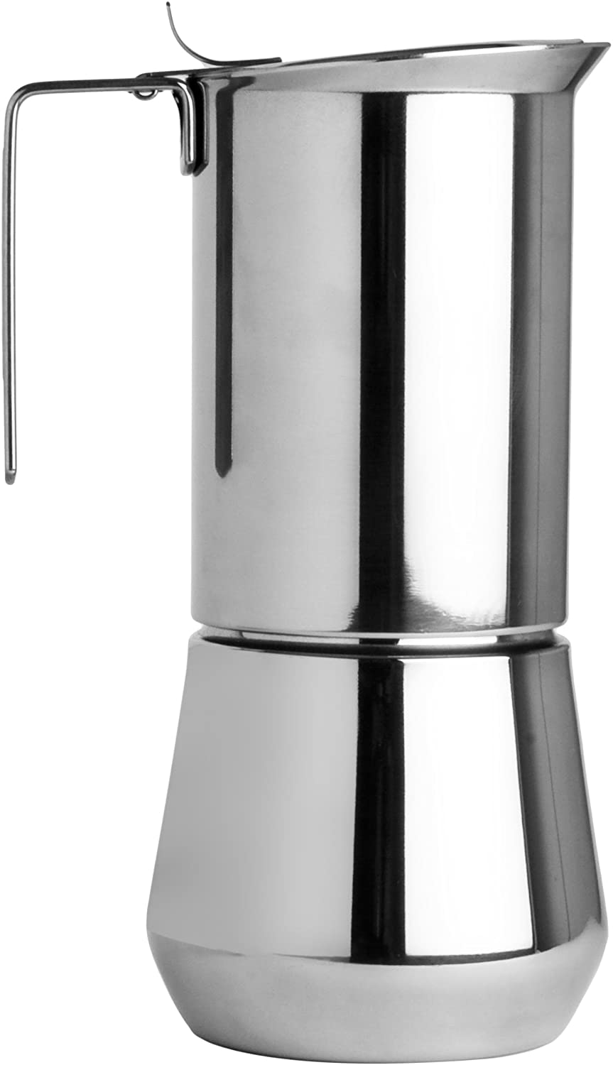 Ilsa 9 Cup Stainless Steel Espresso Maker
