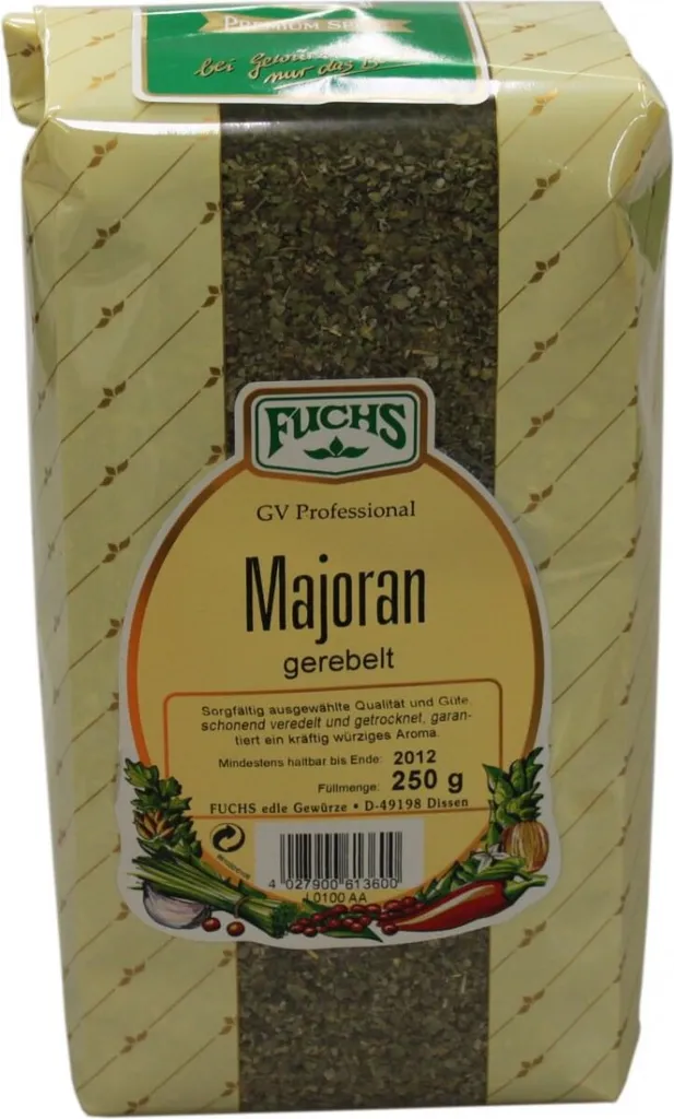 Fuchs Professional Marjoram shredded with a slightly peppery spiciness 250g