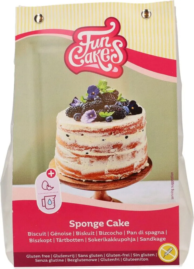 FunCakes Baking Mix for Sponge Cake 500g, Gluten-Free