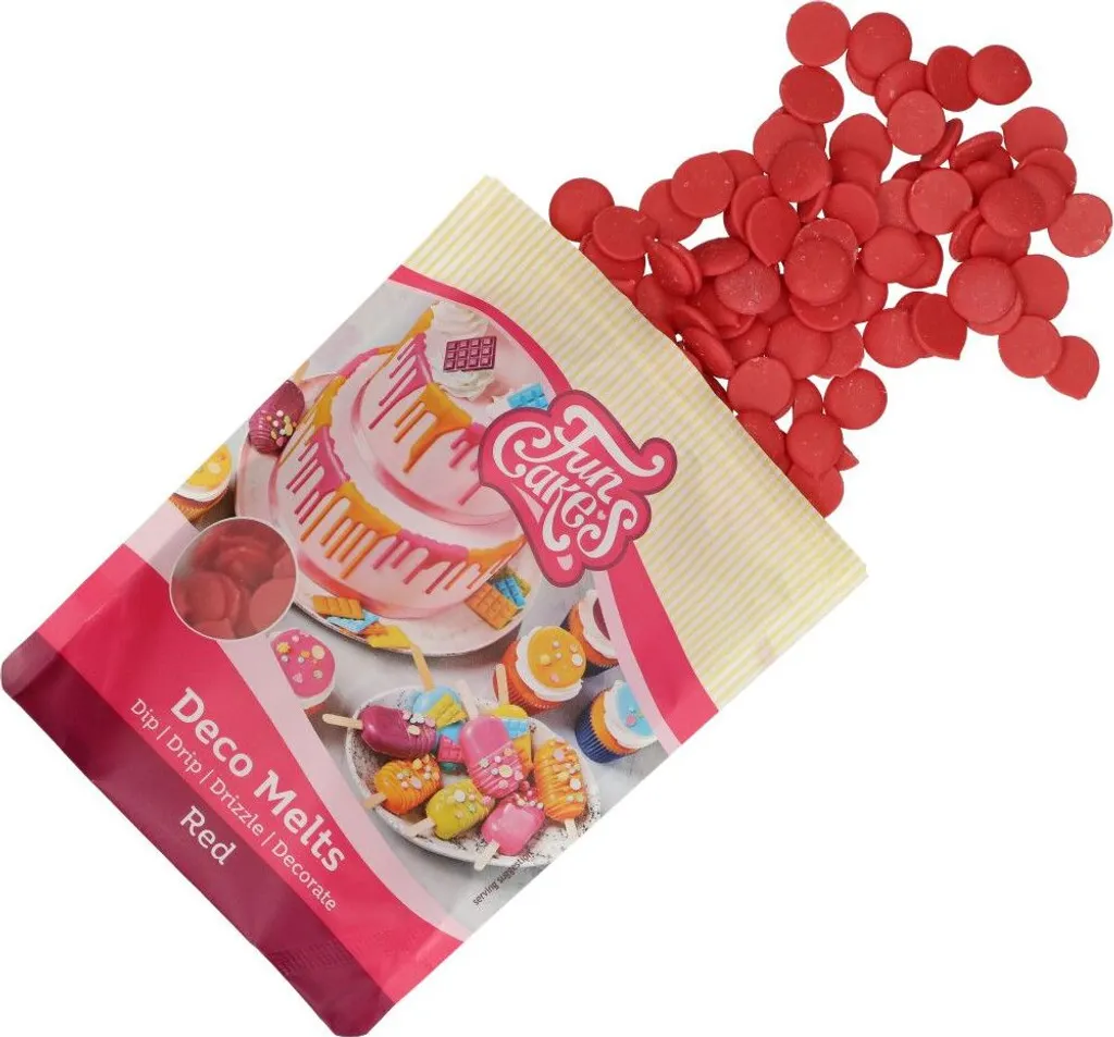 FunCakes Deco Melts - Red 250g