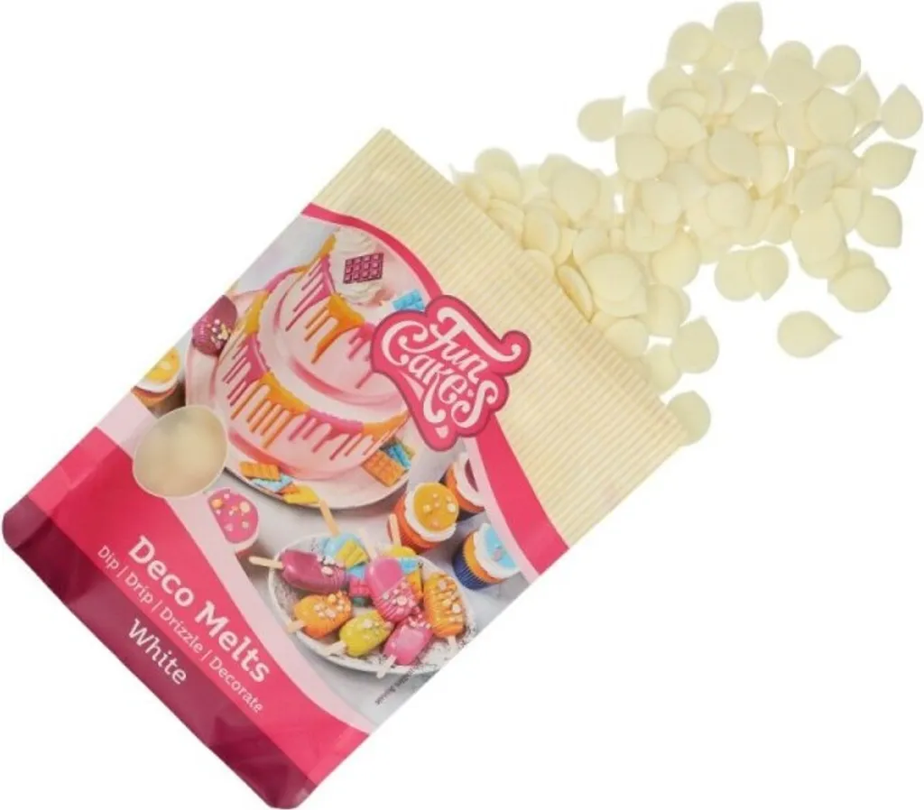 FunCakes Deco Melts weiß 250g