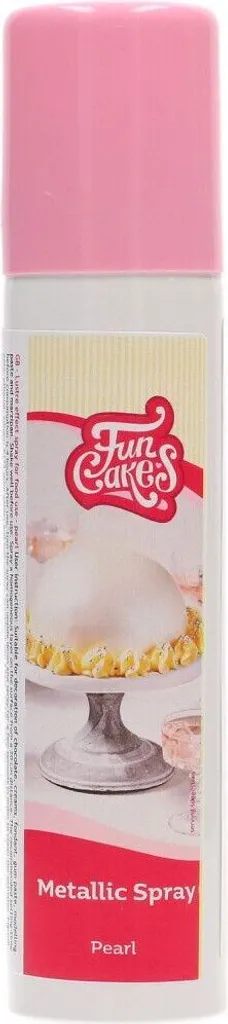 Funcakes Food Color Spray Metallic Pearl 100ml