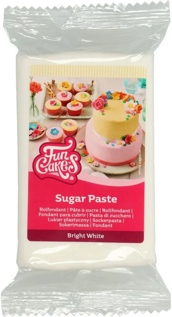 FunCakes Rollfondant Bright White Vanille 250 g