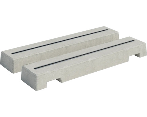 Foundation for heat pumps/air conditioning systems - concrete base gala-Base BASIC 97 x 20 x 10 cm