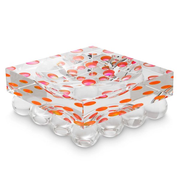 Fundamental Berlin Bowl Drops Centerpiece Crystal Glass